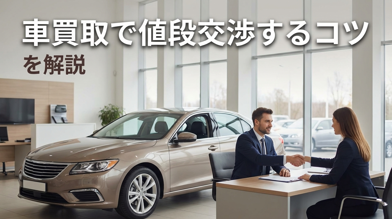 車買取で値段交渉するコツを解説