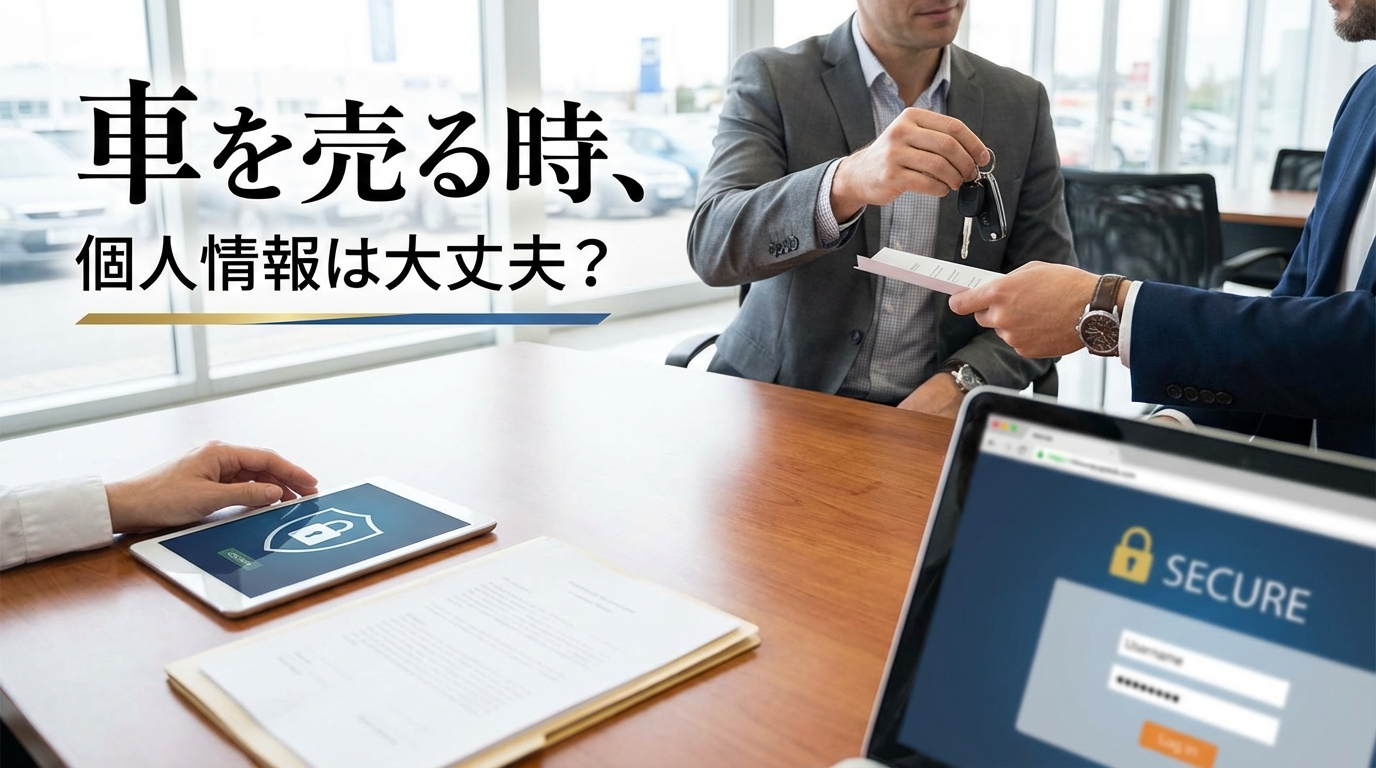 車を売る時の個人情報は大丈夫?