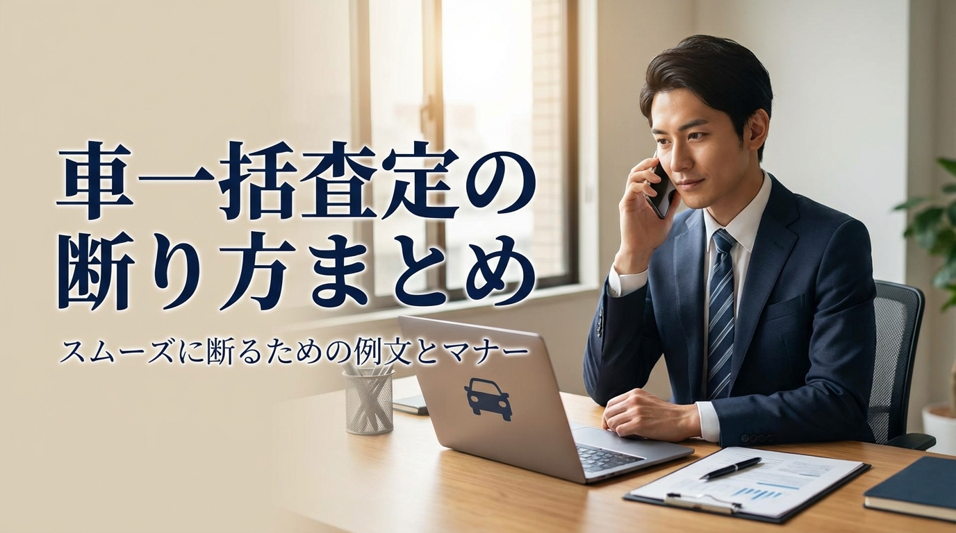 車一括査定の断り方まとめ