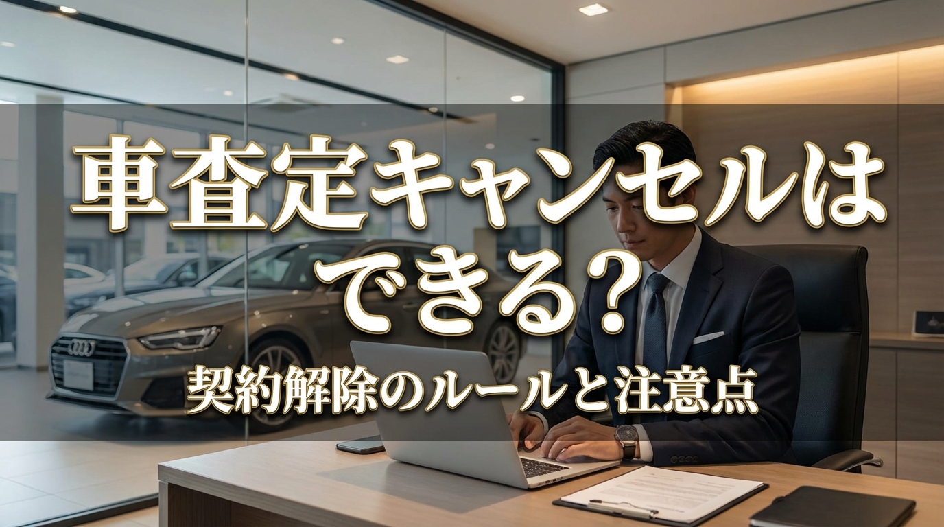 車査定キャンセルはできる？