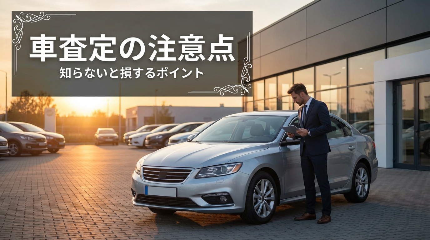 車査定の注意点|知らないと損するポイント