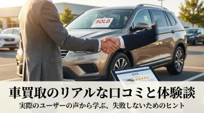 車買取のリアルな口コミと体験談