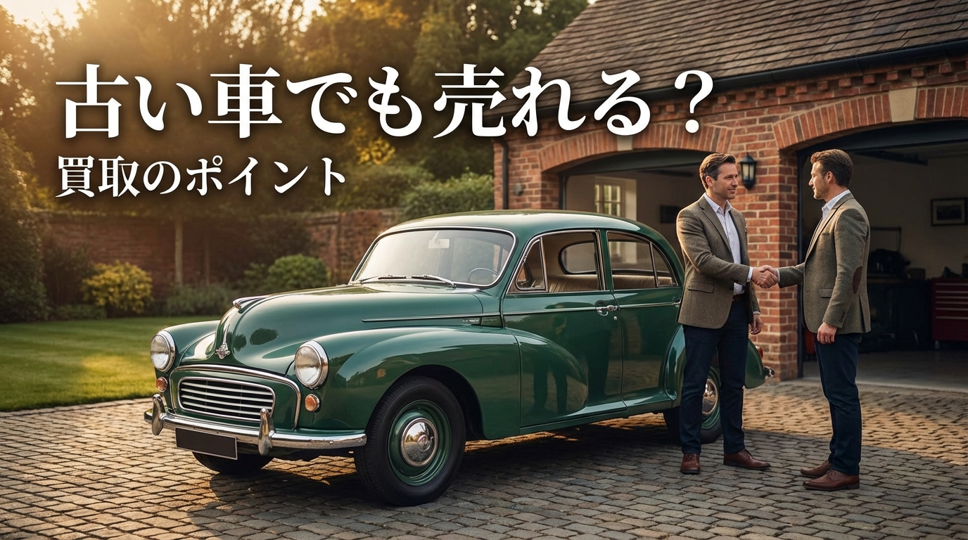 古い車でも売れる？買取のポイント