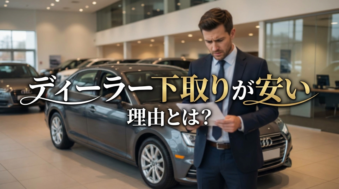 ディーラー下取りが安い理由とは？