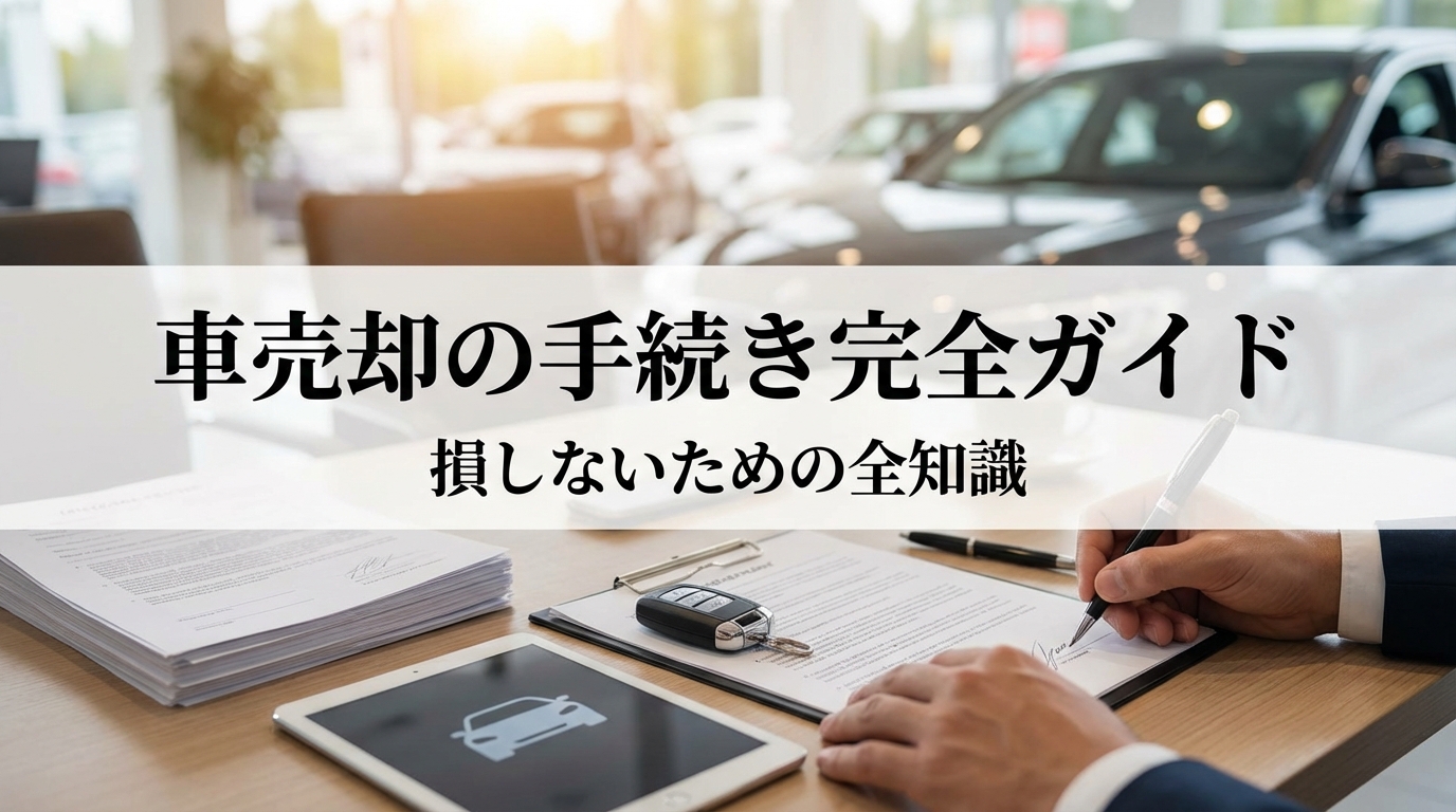 車売却の手続き完全ガイド｜損しないための全知識