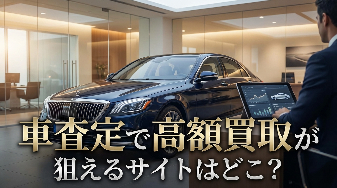 車査定で高額買取が狙えるサイトはどこ？