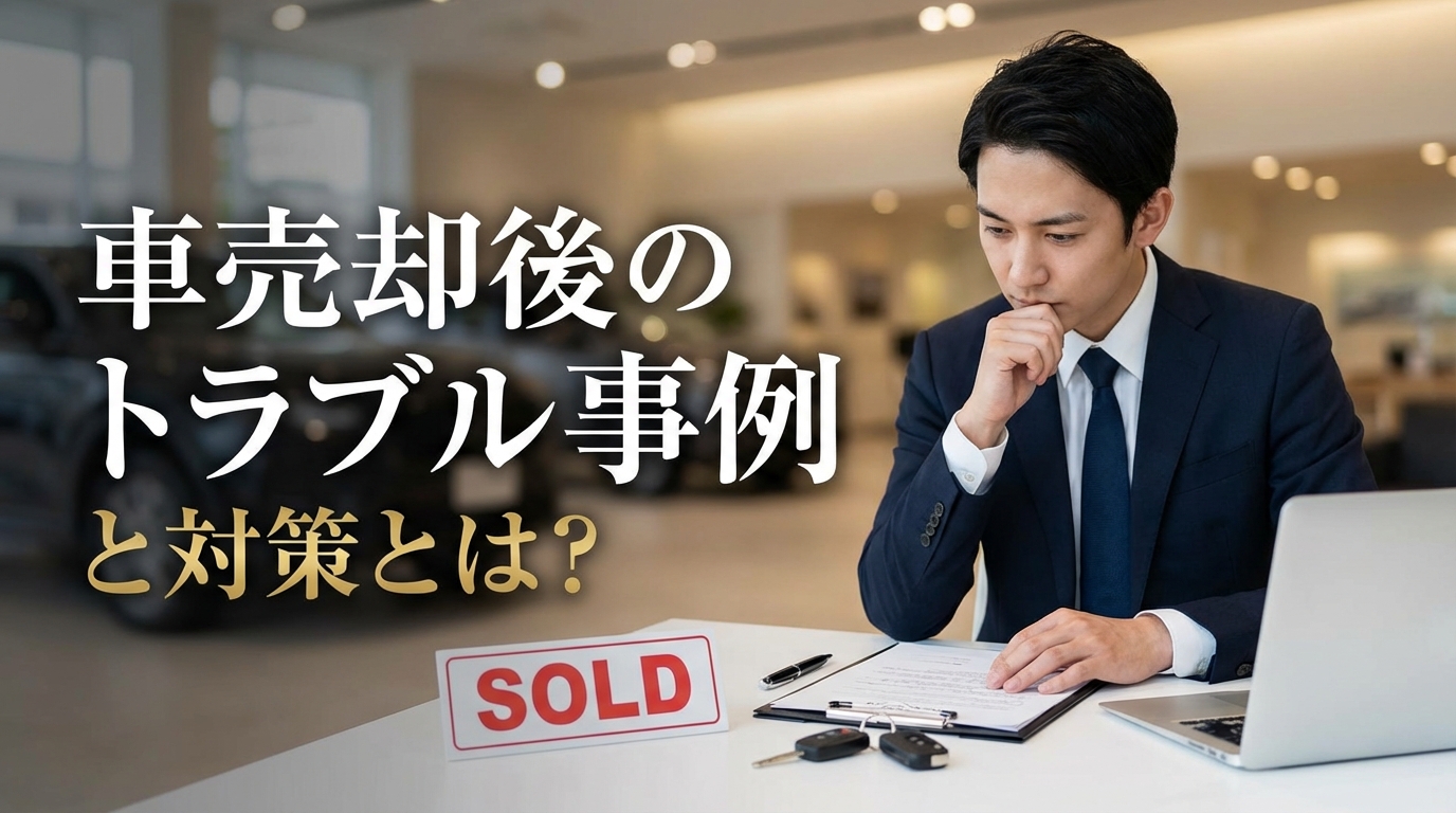 車売却後のトラブル事例と対策とは？