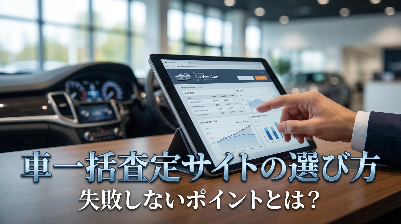 車一括査定サイトの選び方｜失敗しないポイントとは？
