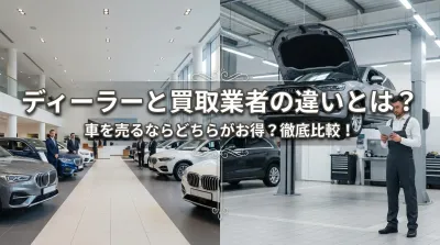 ディーラーと買取業者の違いとは？