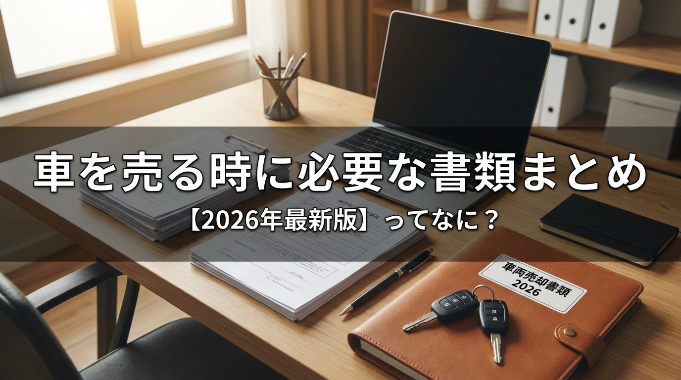 車を売る時に必要な書類まとめ【2026年最新版】ってなに？