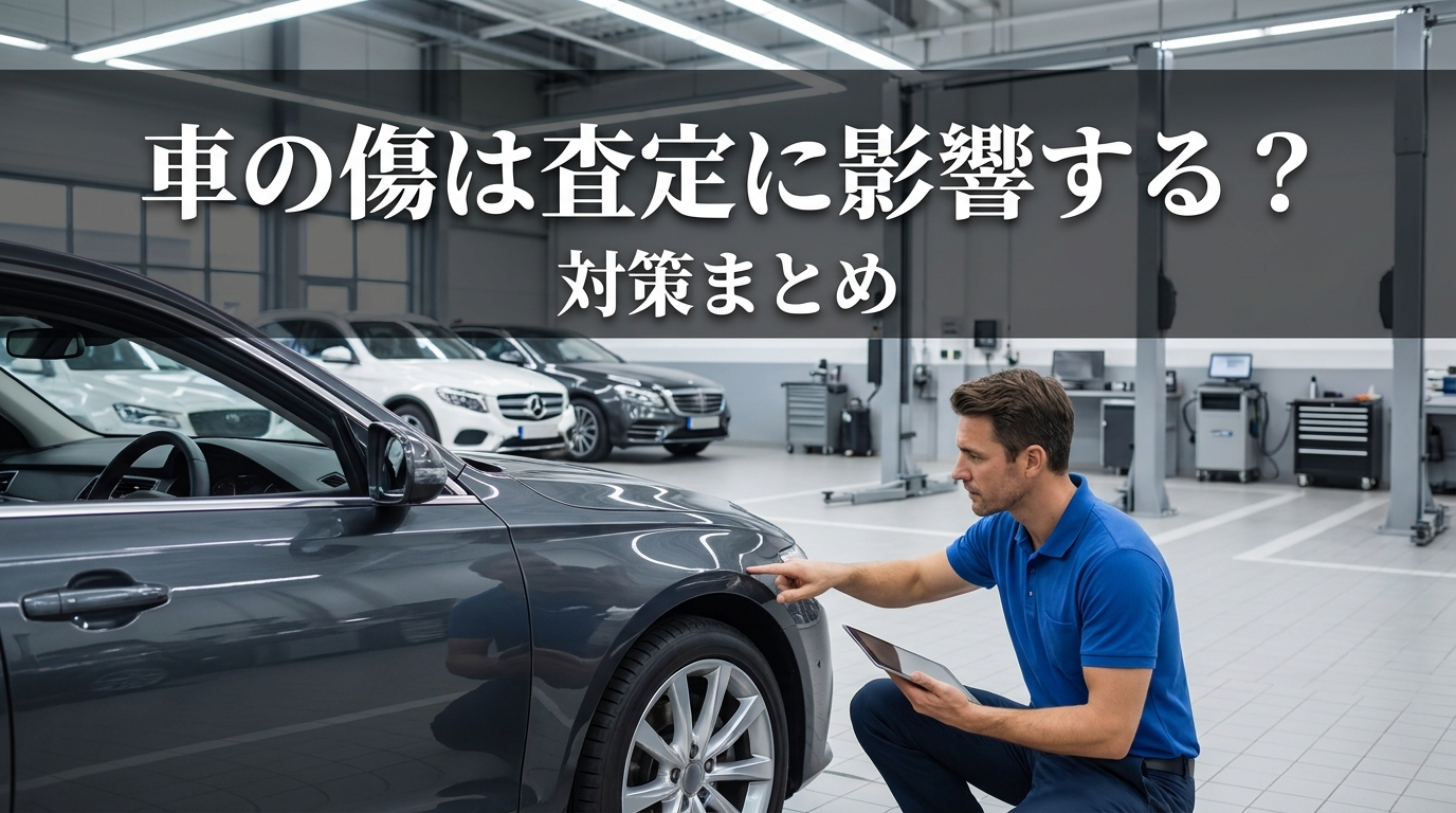 車の傷は査定に影響する？対策まとめ