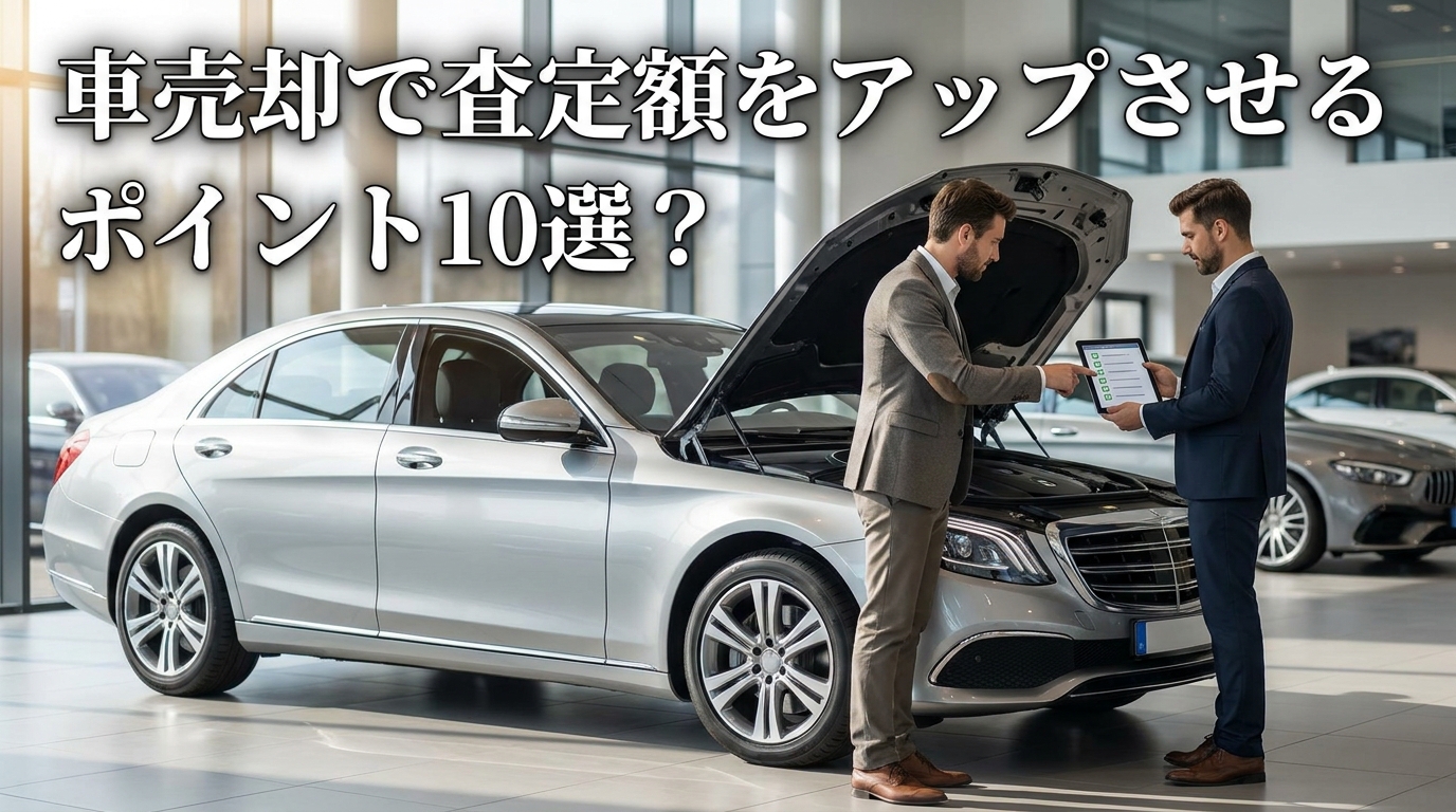 車売却で査定額をアップさせるポイント10選？