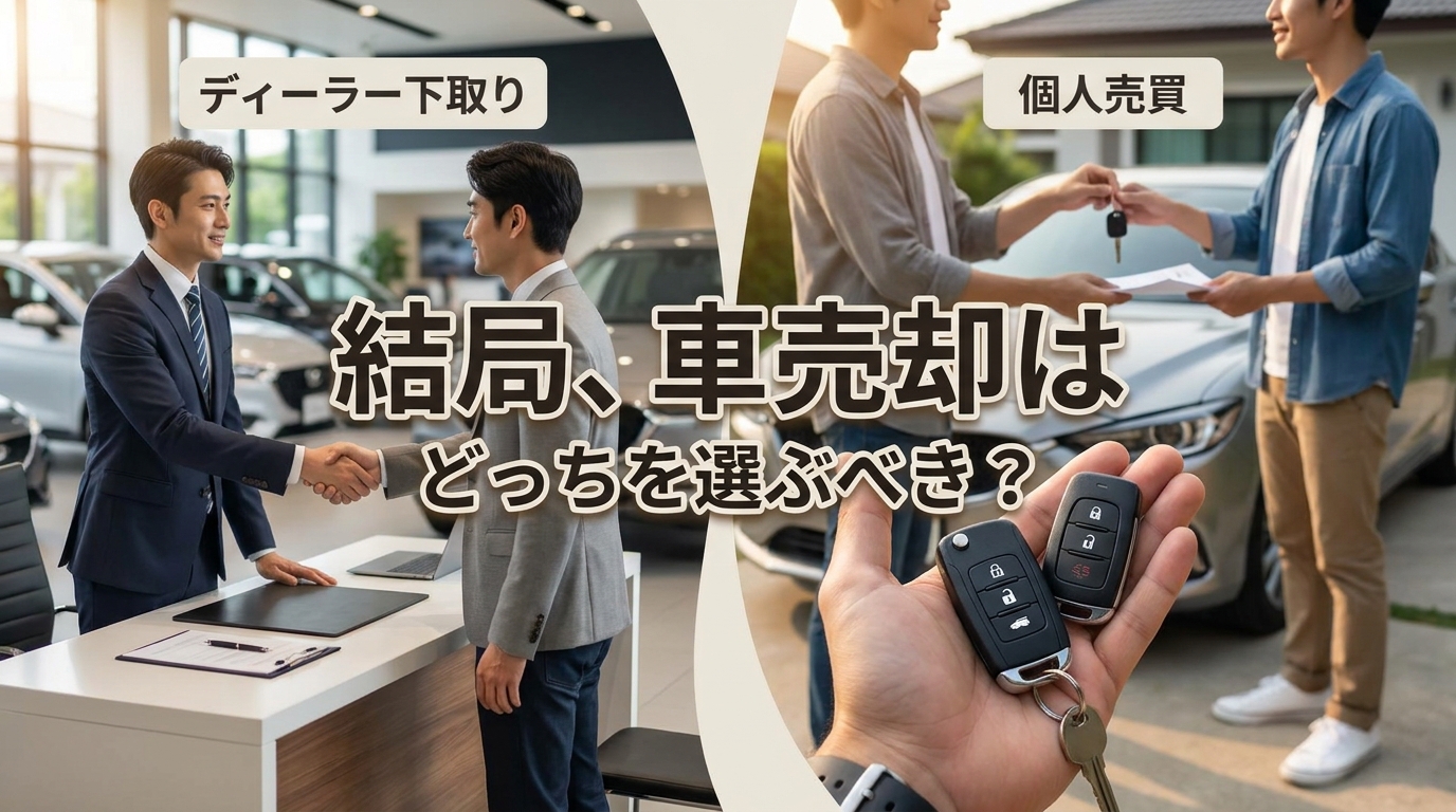 結局、車売却はどっちを選ぶべき？