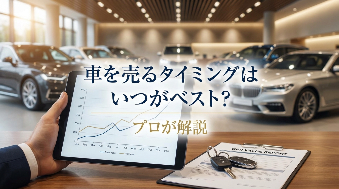 車を売るタイミングはいつがベスト？プロが解説