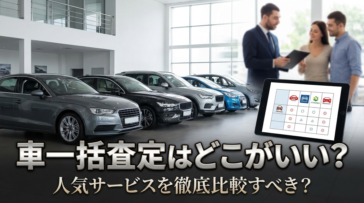 車一括査定はどこがいい？人気サービスを徹底比較すべき？