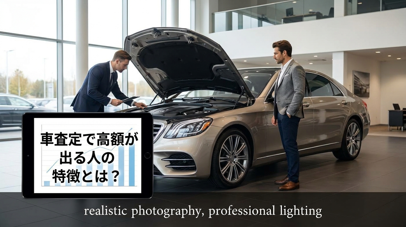 車査定で高額が出る人の特徴とは？