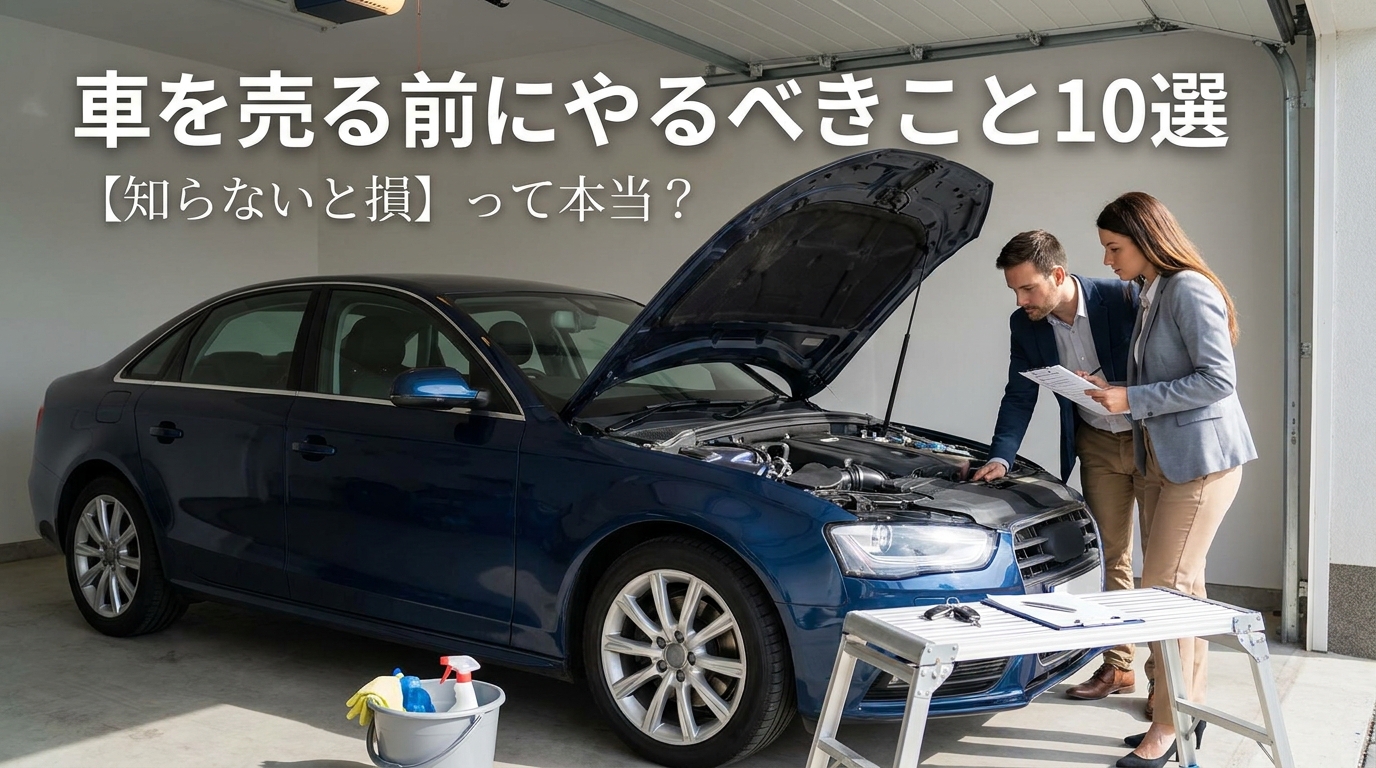 車を売る前にやるべきこと10選【知らないと損】って本当？