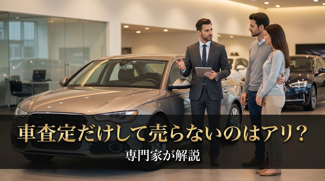 車査定だけして売らないのはアリ？