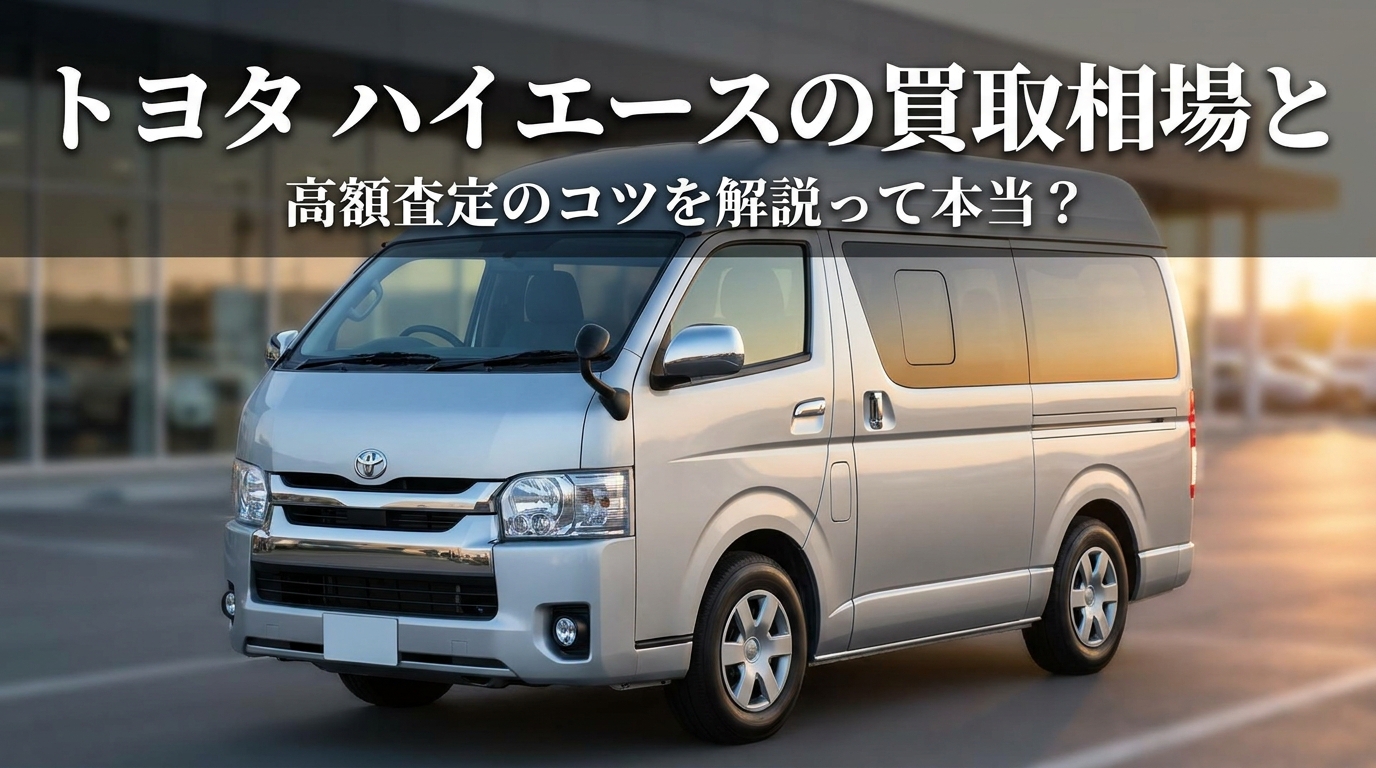 トヨタ ハイエースの買取相場と高額査定のコツを解説って本当？