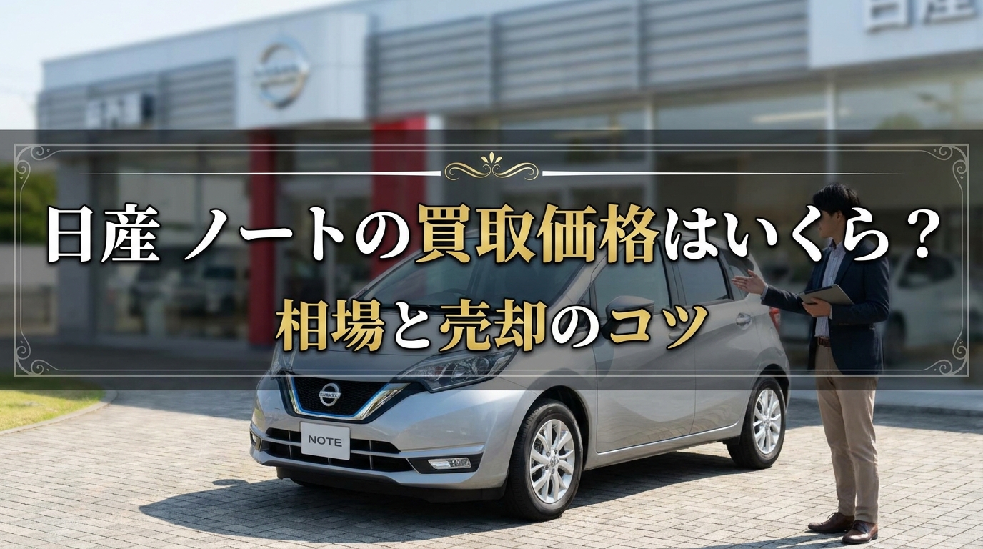 日産 ノートの買取価格はいくら?相場と売却のコツ