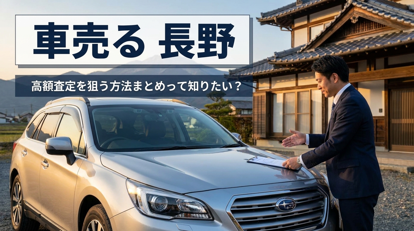 車売る 長野 高額査定を狙う方法まとめって知りたい？