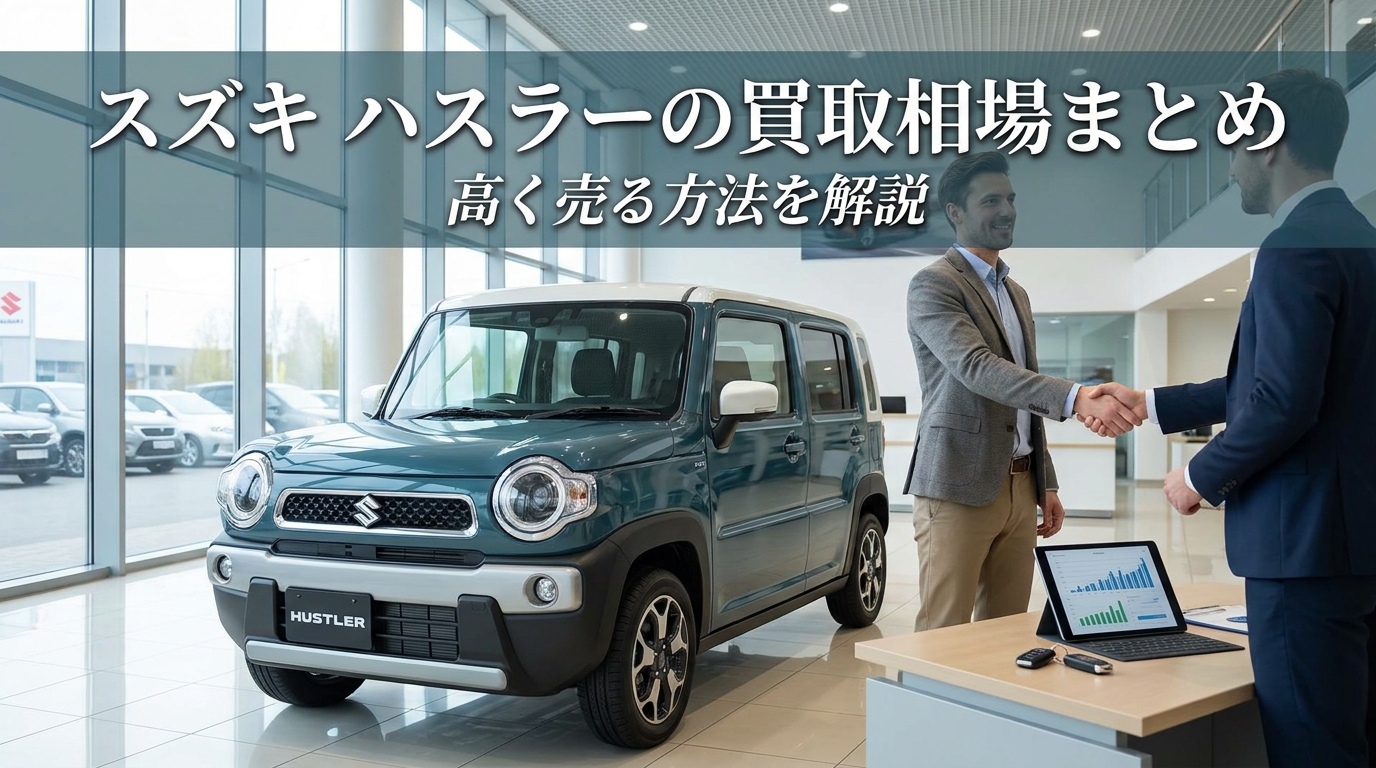 スズキ ハスラーの買取相場まとめ｜高く売る方法を解説