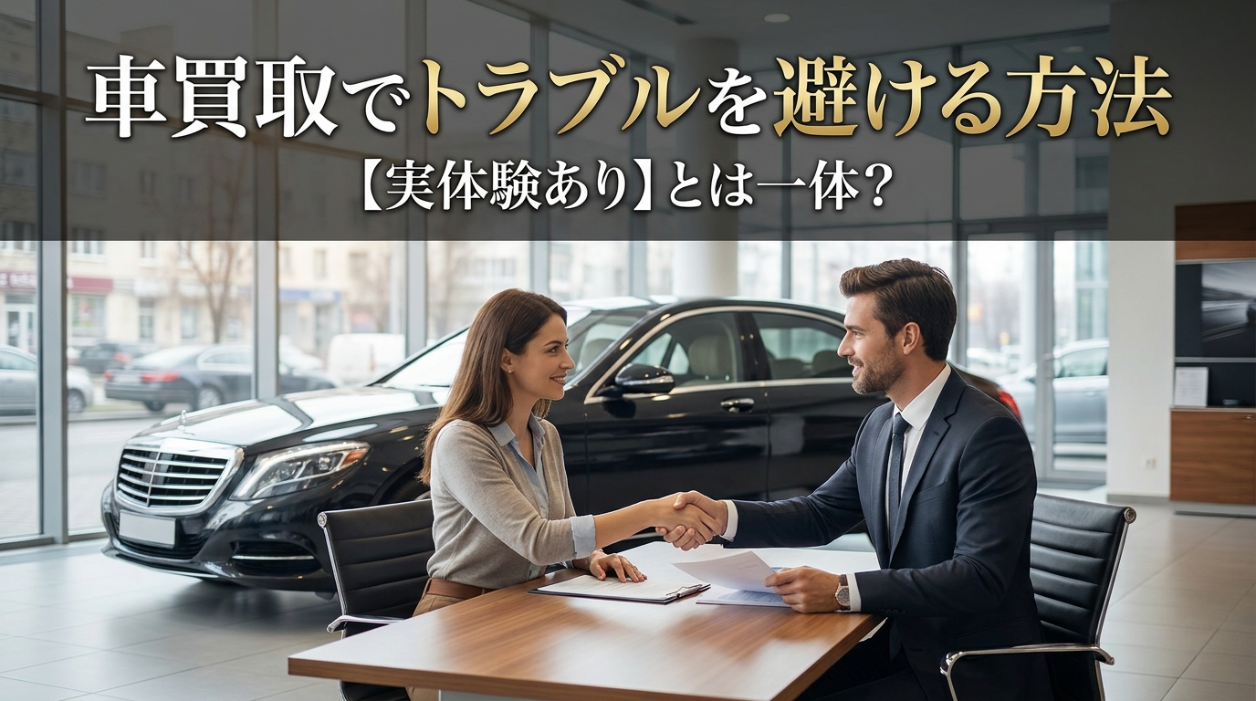 車買取でトラブルを避ける方法【実体験あり】とは一体？