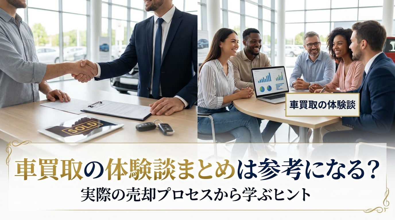 車買取の体験談まとめは参考になる？