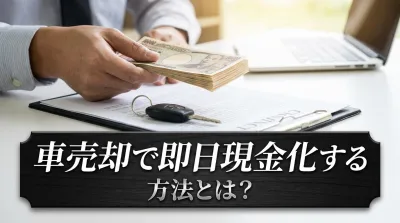 車売却で即日現金化する方法とは？
