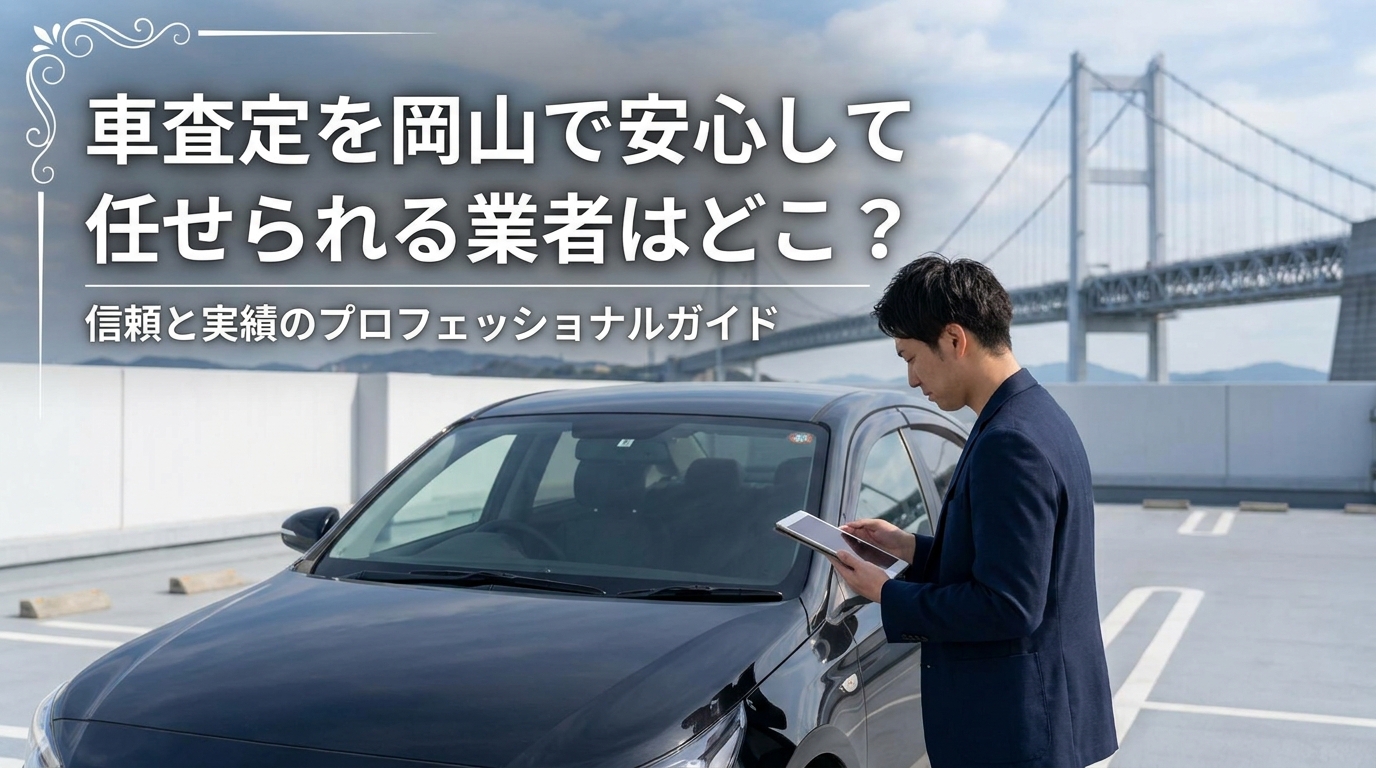 車査定を岡山で安心して任せられる業者はどこ？