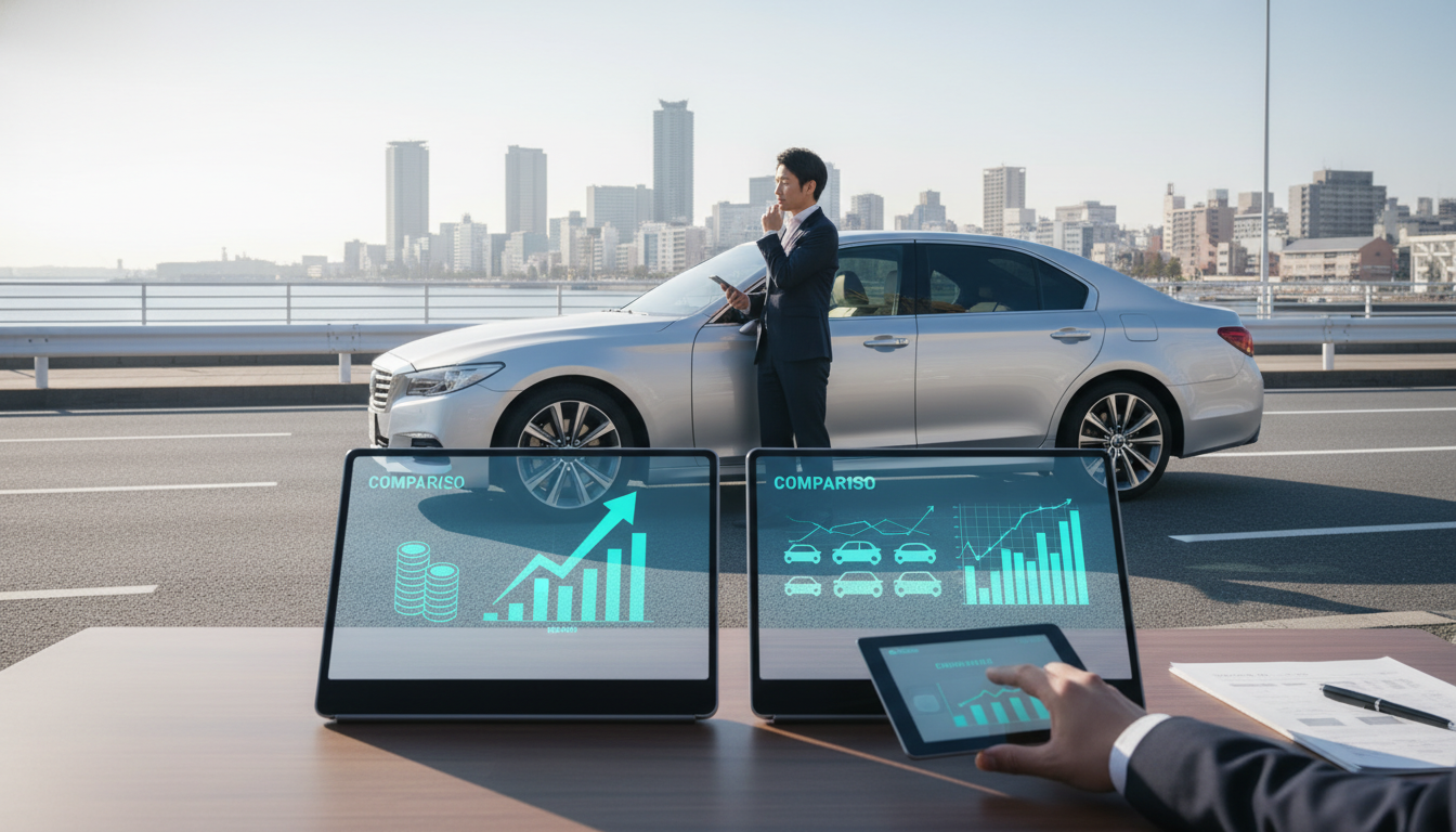 福岡で車を高く売るなら「一括査定サイトでの複数社比較」が絶対に必要です！