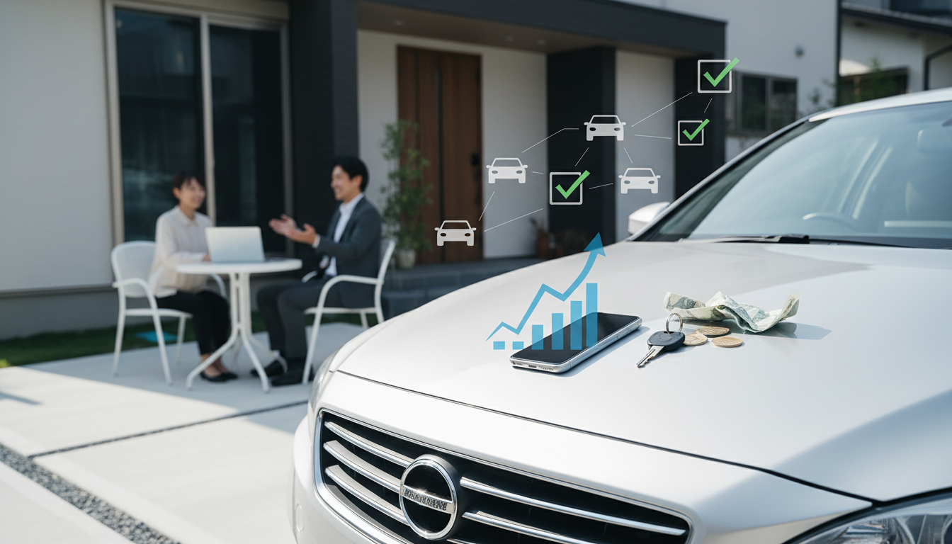 なぜ車一括査定を利用すると高く、しかもラクに売れるの？