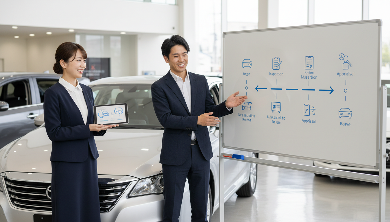 初めてでも大丈夫！車買取の手続きはとってもシンプル！