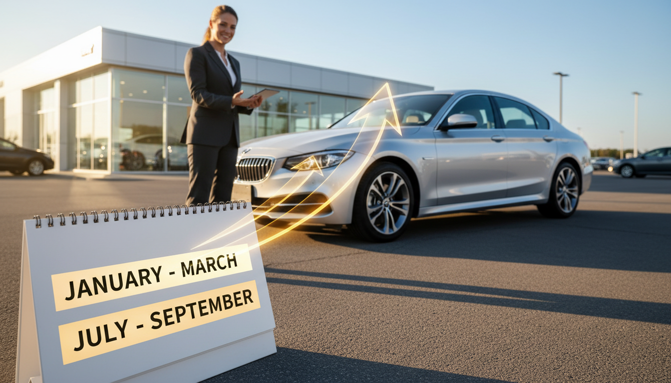 車を高く売るなら「1〜3月」と「7〜9月」が圧倒的におすすめ！