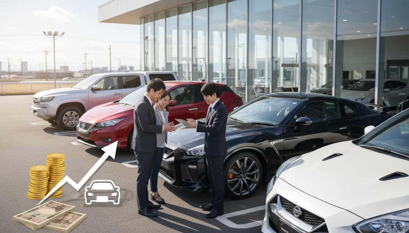 なぜ日産車は高く売れるの？相場が決まる仕組みと影響する要素
