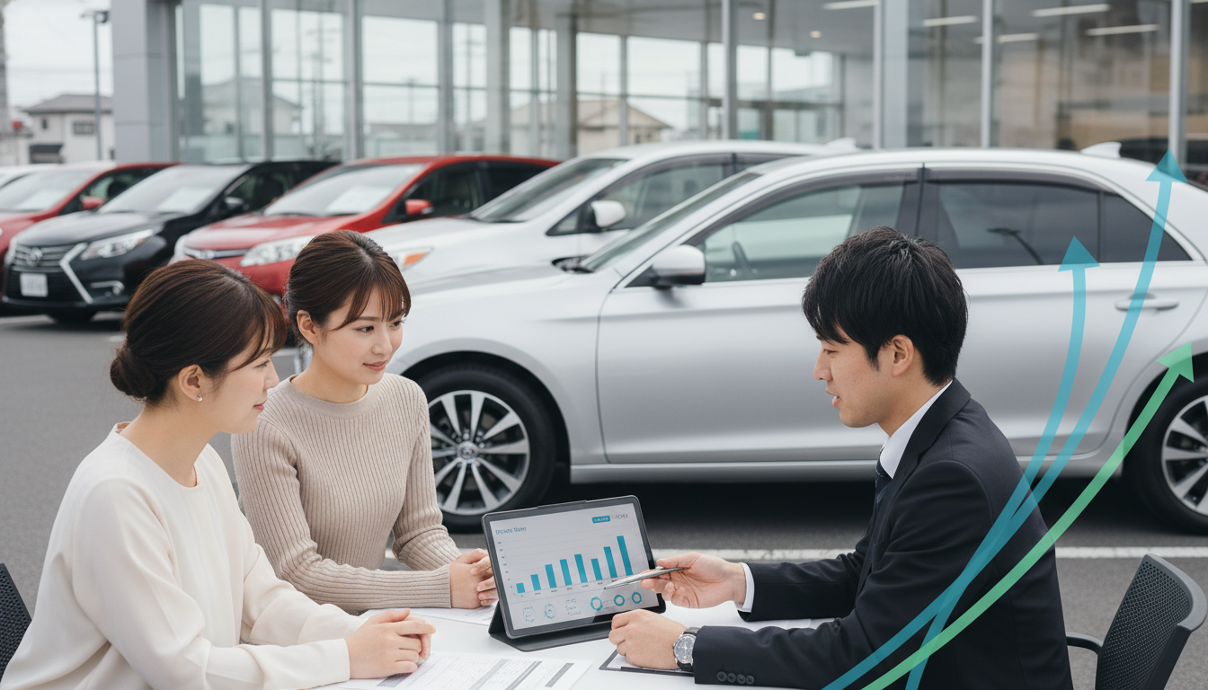 なぜ一括査定が最強なの？高額査定を引き出せる3つの理由