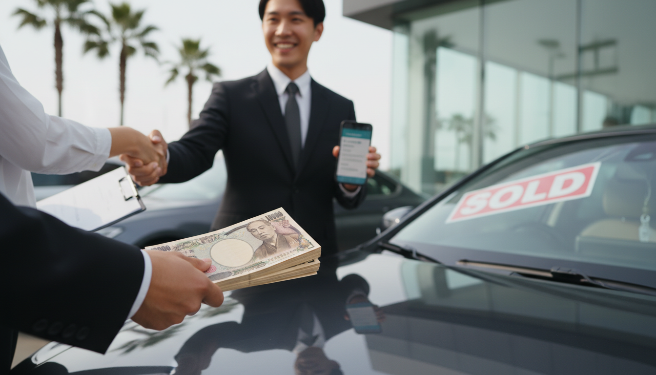 車を売ったその日のうちに現金を受け取ることは十分に可能です！
